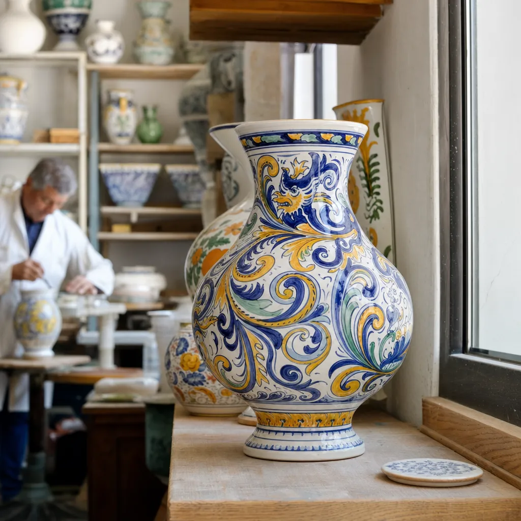 Vaso a grottesche